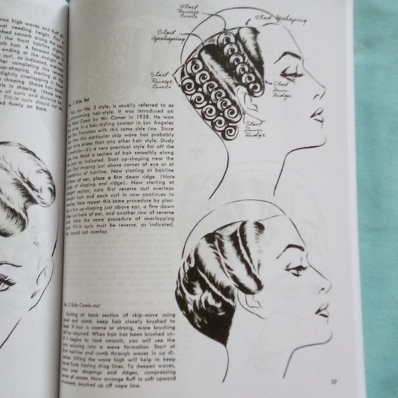 MYSTERY OF HAIRSTYLING Vintage Cutting, Finger Waving... 1950's Retro Styles - Picture 13 of 16